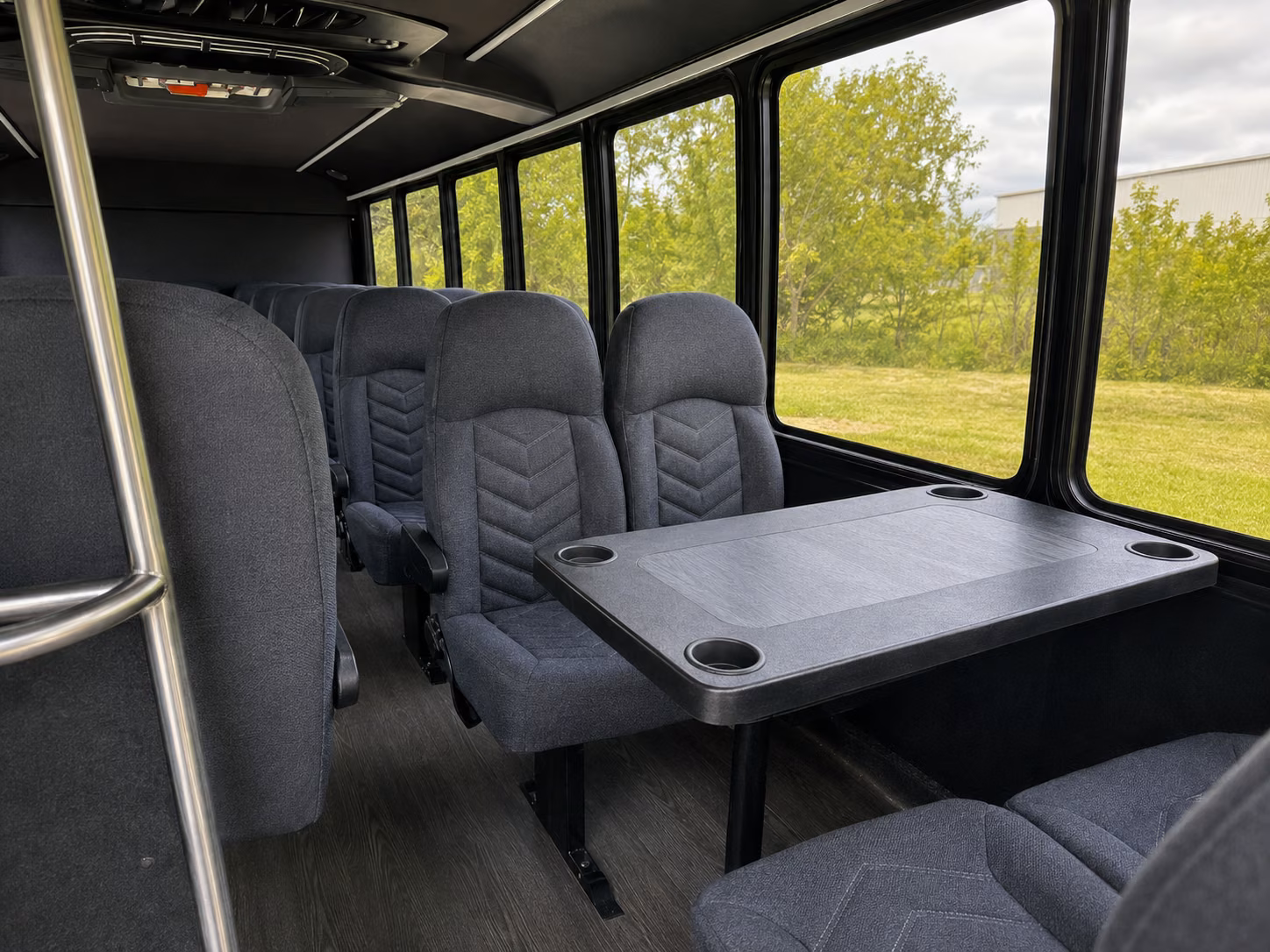 bridal party bus rentals for worcester wedding day arrivals