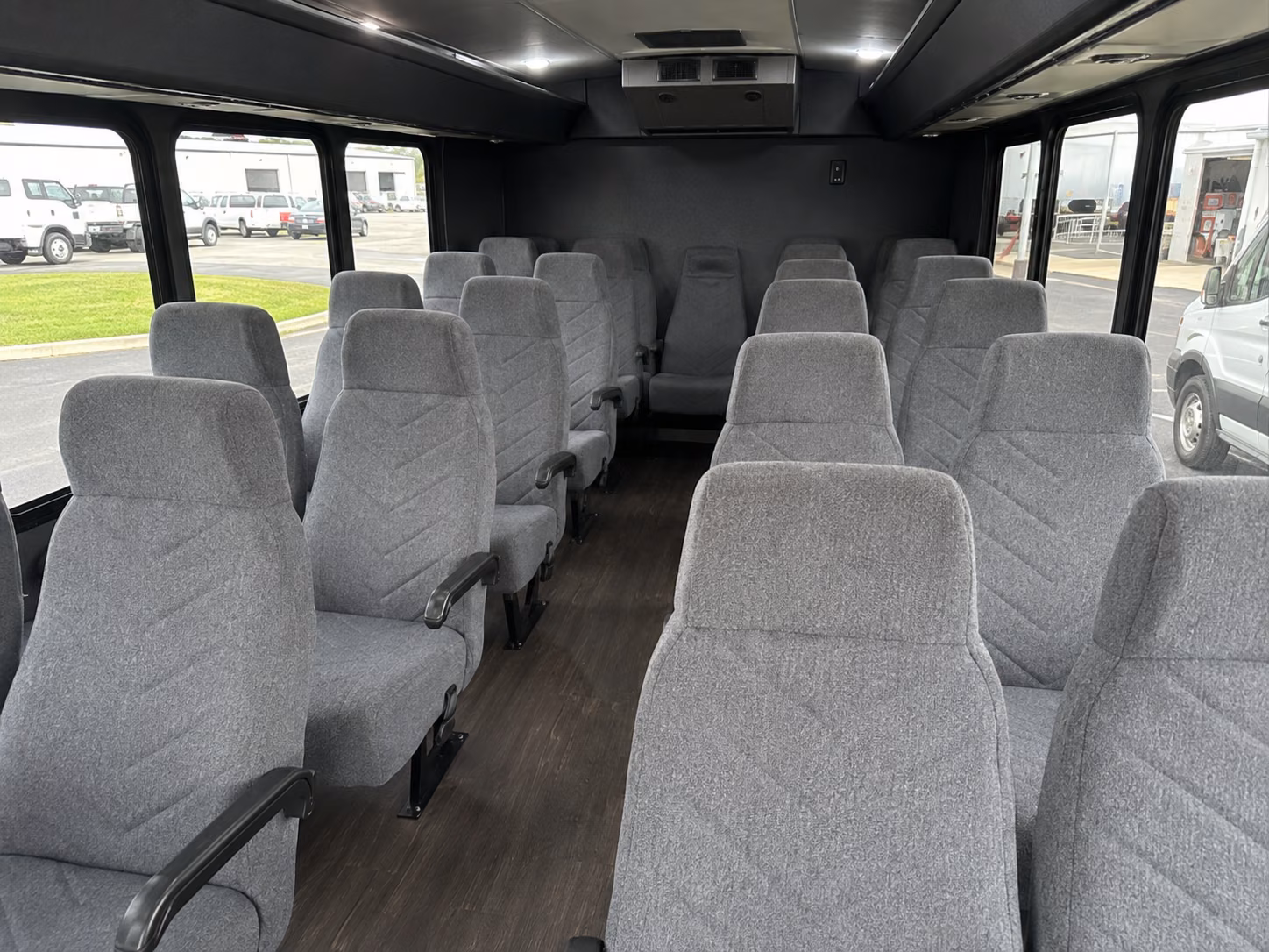 worcester 18 passenger minibus interior