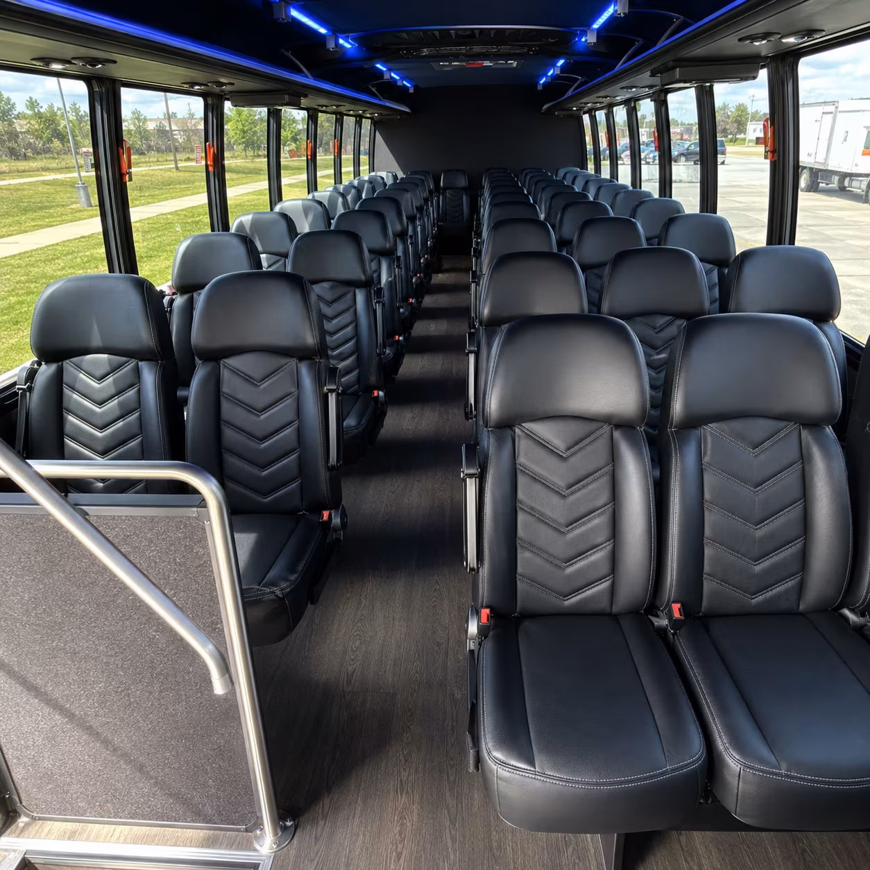 worcester 30 passenger minibus interior
