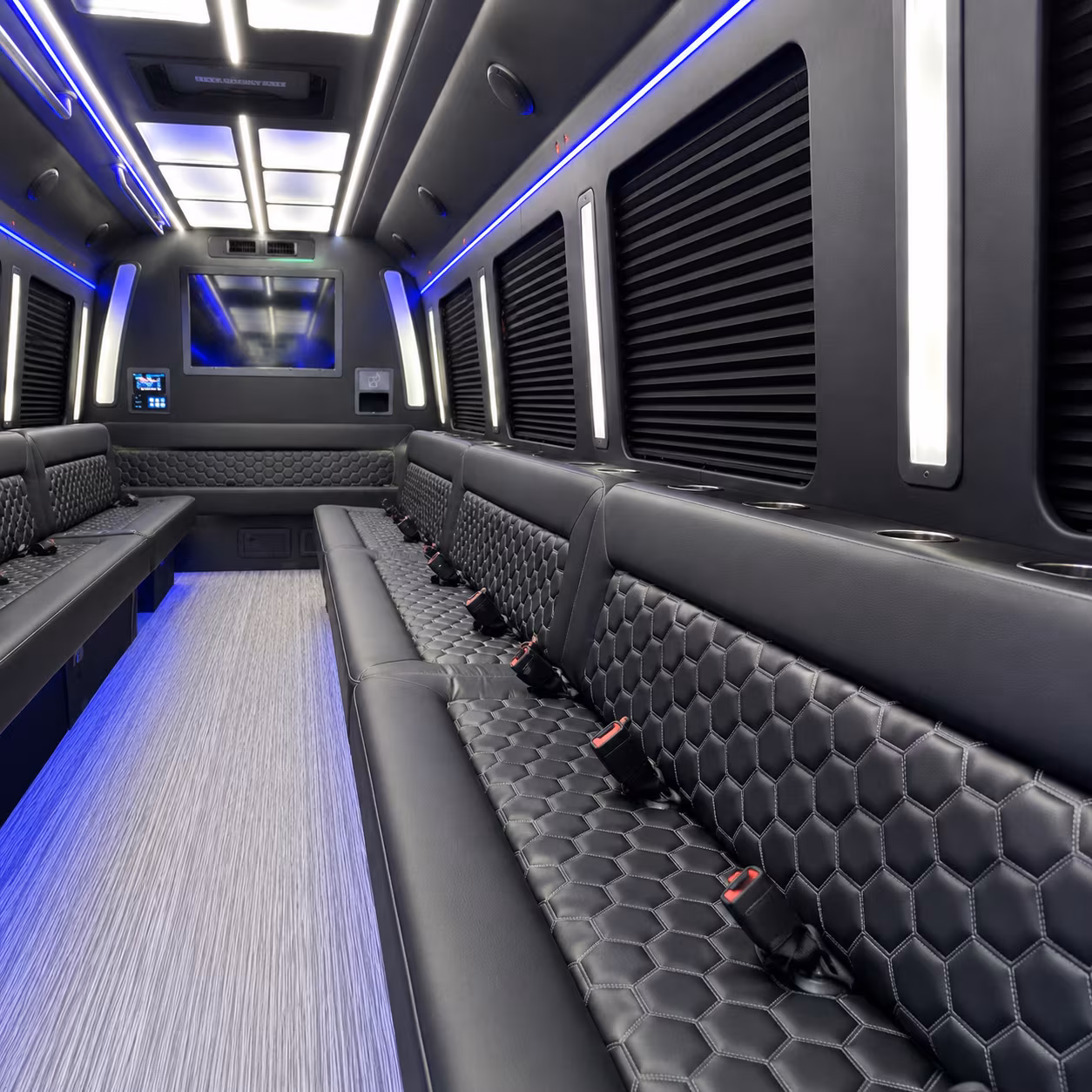 worcester party bus inside