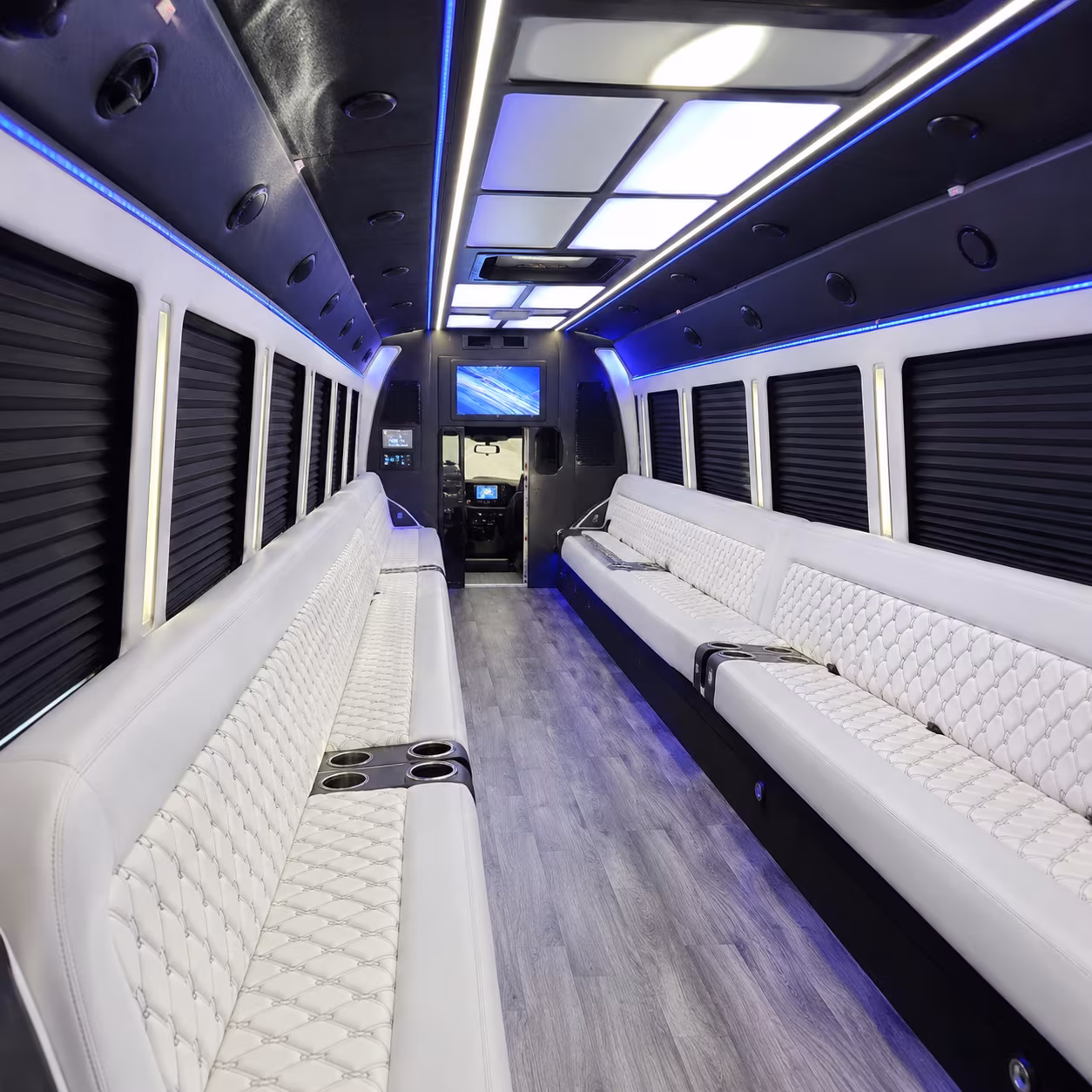worcester party bus interior