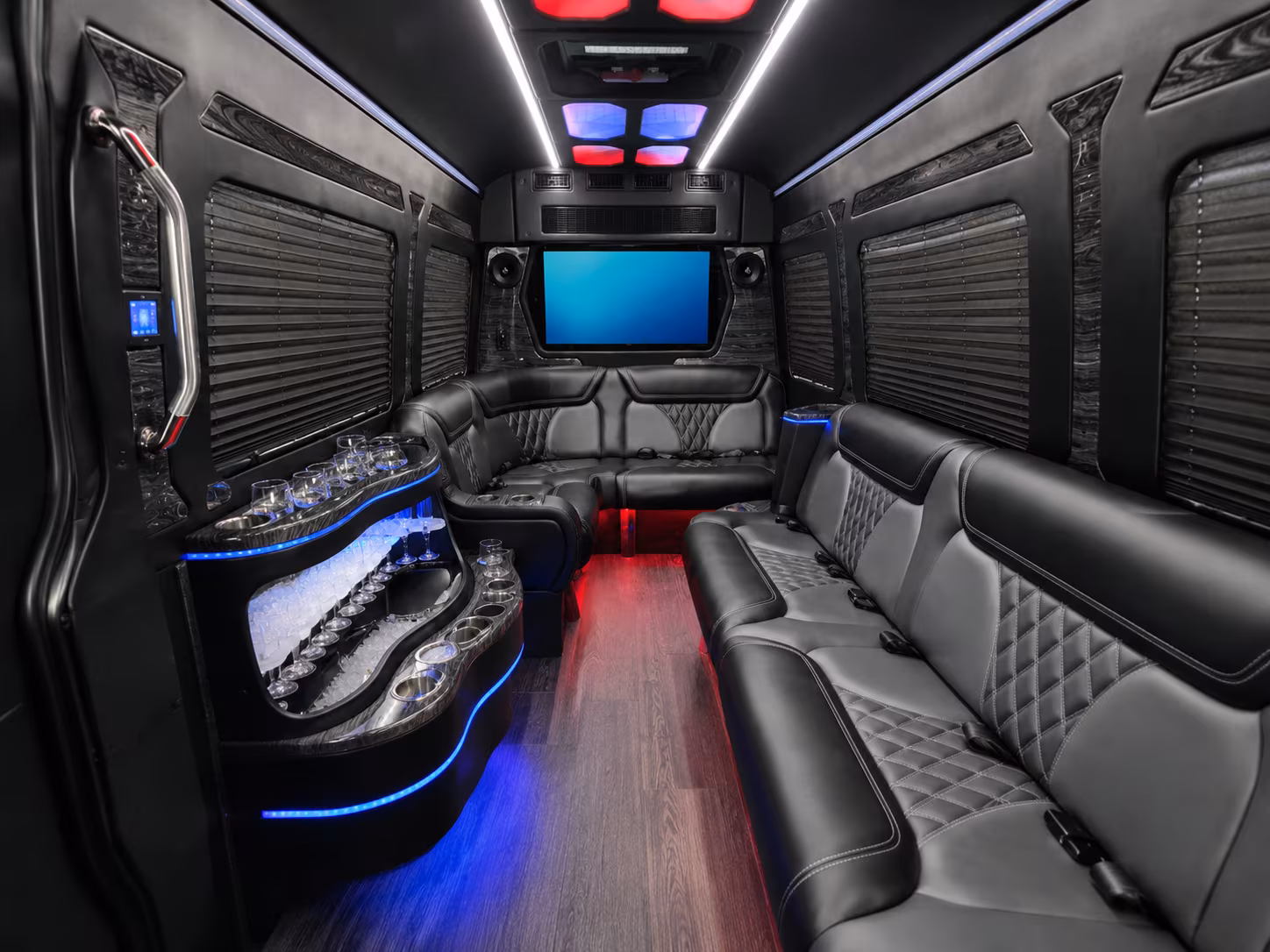worcester private event transportation onboard seating