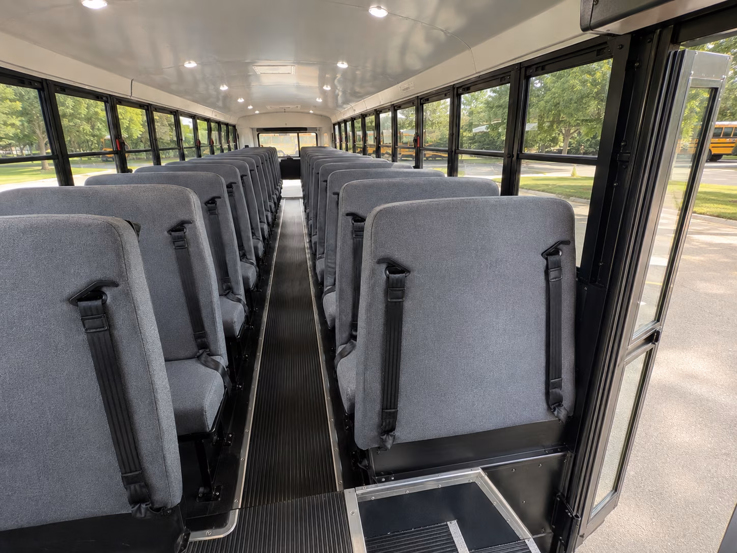 worcester school bus interior