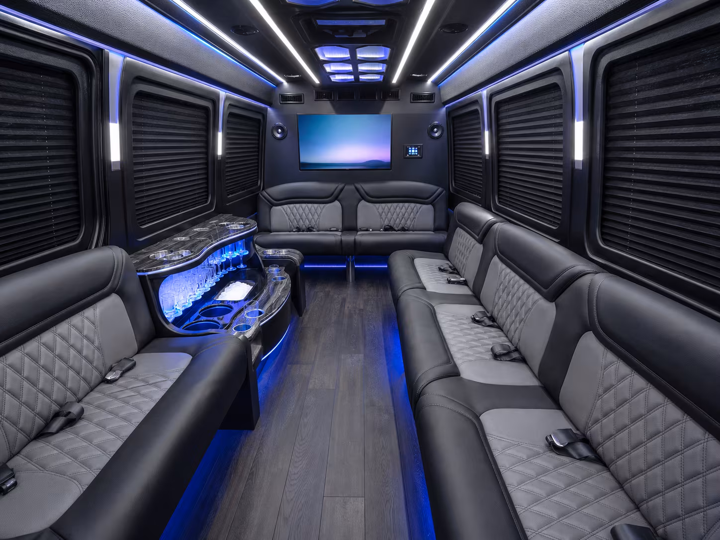 worcester sprinter limousine inside